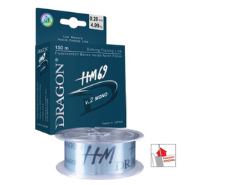 Dragon Żyłka HM69 v.2 Mono 0,141mm 150m jasnoniebieska
