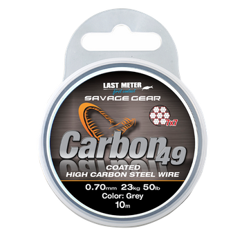 Savage Gear Materiał Linka Carbon 49 0,70mm 10m Grey