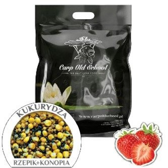Carp Old School Mix ziaren 5kg Truskawka