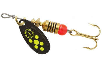 MEPPS Błystka obrotowa Black Fury czarny/seledynowe 4/8g