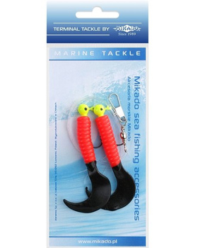 Mikado Przywieszka Morska Pilk Twister Jighead Rig 7,5cm
