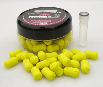 Warmuz Baits Kulki Pop Up Dumbells Ananas 10mm 100ml