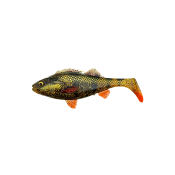 Savage Gear Guma 4D Perch Shad 12,5cm 20g Motoroil UV