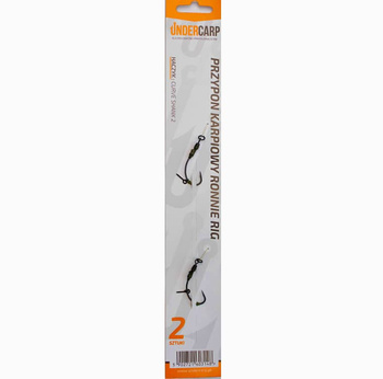 UnderCarp Przypon Karpiowy Ronnie Rig - rozmiar 2 