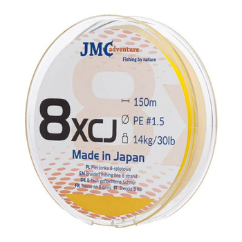 JMC Plecionka Japońska 8XCJ PE 1.5 30lb 150m Żółta