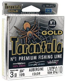 Balsax Żyłka Gold Tarantula 0,18mm 150m Aubergine