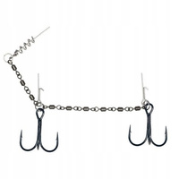 Kamatsu Dozbrojka dwukotwicowa Hyper Strong Stinger Rig 1/0 8,5cm