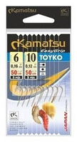 Kamatsu Toyko Kanapka Haczyki z Przyponem 10szt roz. 6 i 10