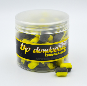 Massive Baits Kulki Pływające Aller Up Dumbelz 14mm 200ml Banana Crab