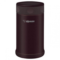 Zojirushi Termos Obiadowy Stalowy 750ml Ciemny Brąz Japoński