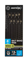 Matrix Przypon MXC-3 4” Bait Band Rigs roz. 12 0.200mm 3.6kg