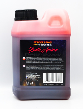 Massive Baits Dip Bulk Amino Strawberry Brgamotta 1000ml