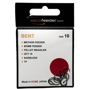 Esca Feeder Haczyki bezzadziorowe BENT roz. 10