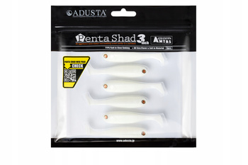 Adusta Guma Penta Shad 7,5cm 4,5g op. 6szt. White Glow