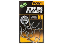 FOX Edges Haczyki Stiff Rig Straight roz. 4