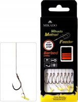 Mikado PRZYPON METHOD FEEDER Push Stop  Hak nr 8 Plecionka 0,14mm 10cm