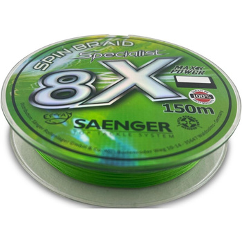 Saenger Plecionka 8X Specialist Spin Braid 0,12mm 150m Green