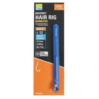 Preston Przypon z Bagnetem BAYONET HAIR RIG KKH-B 10cm r. 12 0,21mm Barbless