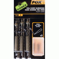 Fox Przypon Submerge Camo Leader Heli Rigs 30lb