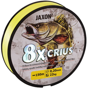 Jaxon Plecionka 8X Crius 0,10mm 150m Fluo