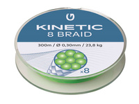Kinetic Plecionka 8 Braid 0,26mm 300m Fluo Green