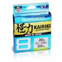 Shimano Plecionka KAIRIKI 0,13mm 150m Mantis Green